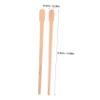 PLAFOPE Wax Kit for Hair Removal Wooden Wax Sticks Body Hairs Waxing Rods Easy Applicati view 2