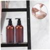 LALADEFIEE 2pcs Essential Oil Liquid Makeup Dispenser Refillable Bottles Screw Pump Shampoo Dispenser Bottle Pump Health Safety Material Random Color view 3