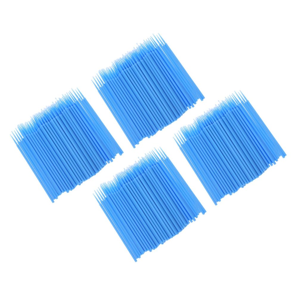 MERRYHAPY 4packs Medical Dental Sticks Portable Eyebrows Sticks Disposible Swabs Cosmetics Applicator
