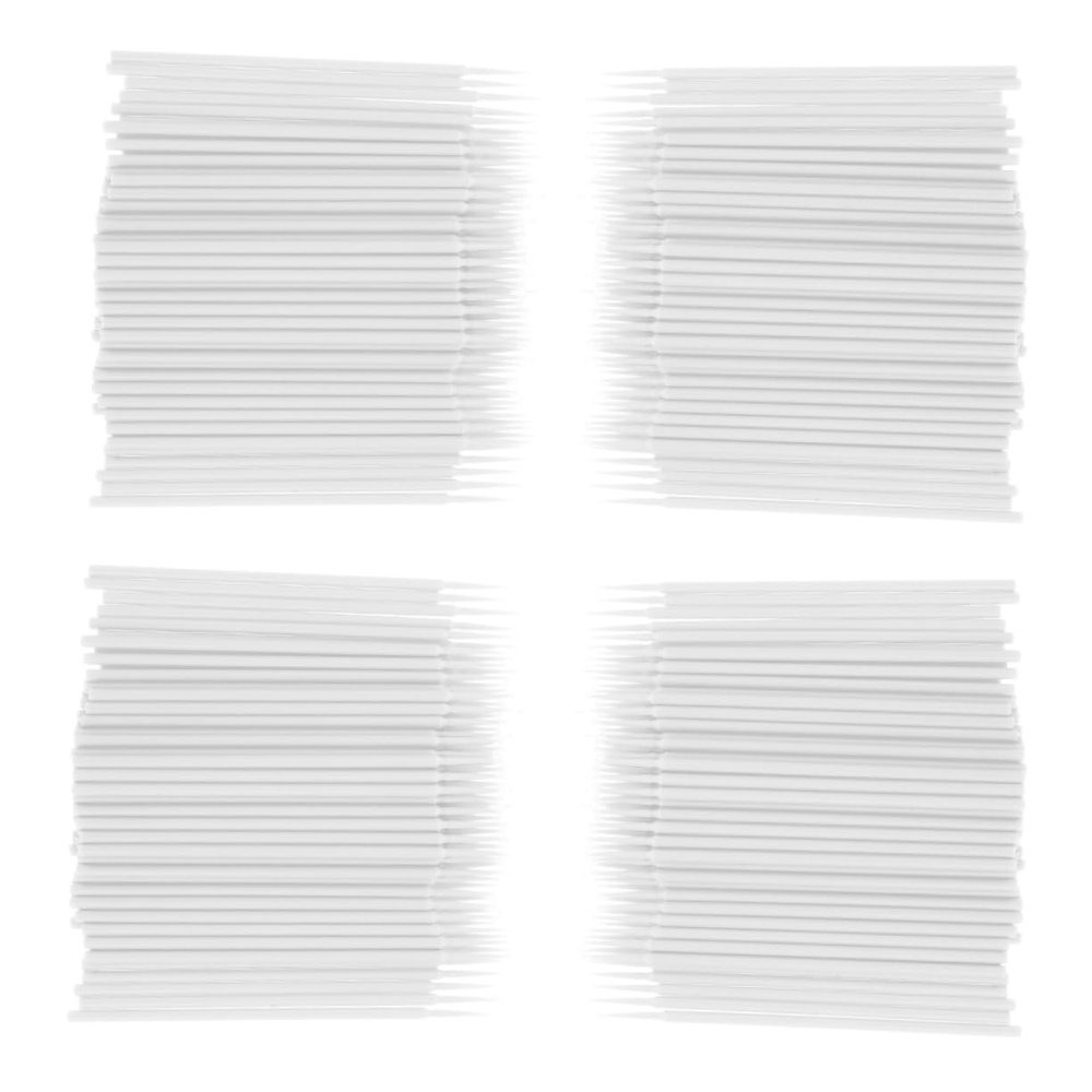 MOTHNUR 4packs Disposable Beauty Sticks for Eyelash and Eyebrow Application Cosmetic Swabs for Professional and Home Use Safe and Durable for Salon Treatments
