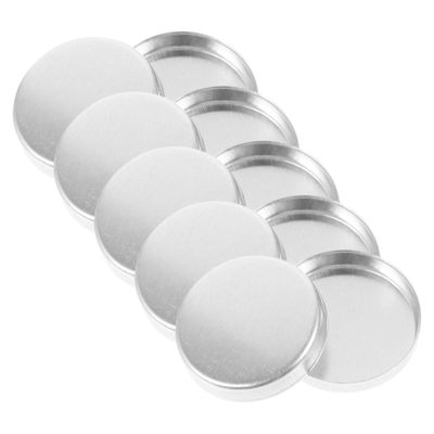 AUTSUPPL 10pcs Small Empty Eyeshadow Pans Makeup Tray for Portable Eyeshadow Storage and Organization Lightweight and Convenient for Travel for Creating Custom Makeup Looks