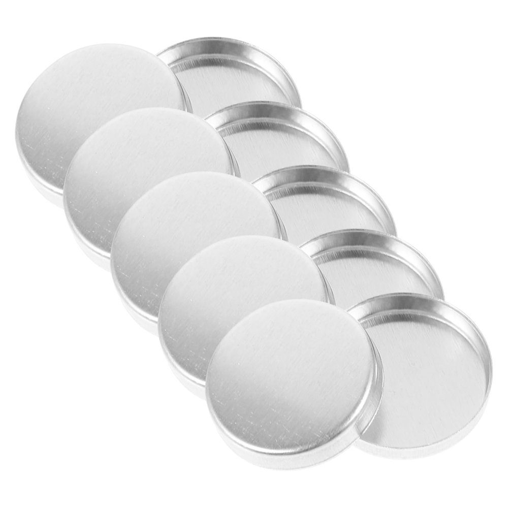 AUTSUPPL 10pcs Small Empty Eyeshadow Pans Makeup Tray for Portable Eyeshadow Storage and Organization Lightweight and Convenient for Travel for Creating Custom Makeup Looks