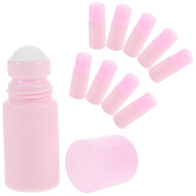 10pcs 50ml Roller Bottles for Essential Oils Empty Perfume Bottles Refillable Liquid Containers for Travel and Sample Storage