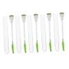 LALADEFIEE 10pcs Glitter Eyelash Extensions Brush Tube Ergonomic Lash Brow Comb for Easy Application and Separation for Makeup Lovers and Professionals Deep view 1