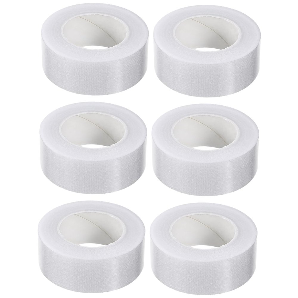 VALICLUD Self Adhesive Shirt Collar Protector Sweat Tape 6 Rolls White