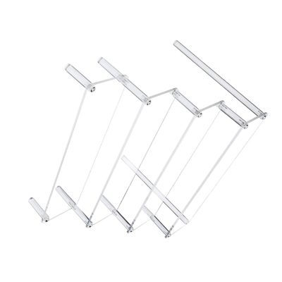 GARVALON 4 Tier Acrylic Display Stand, Storage Rack Shelf Organizer