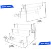 GARVALON 4 Tier Acrylic Display Stand, Storage Rack Shelf Organizer view 2
