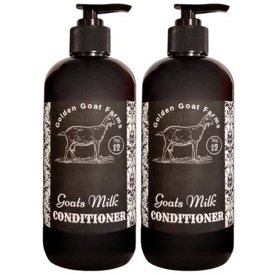 Black Canyon Home and Body Golden Goat Farms Lemon & Lavender Scented Hair Conditioner with Goat Milk, 16 Oz (2 Pack)