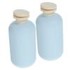 FONDOTIN 2pcs Travel Toiletry Bottles Plastic Refillable Squeeze Bottles Lids Empty for Shampoo Lotion Lip Gloss view 1
