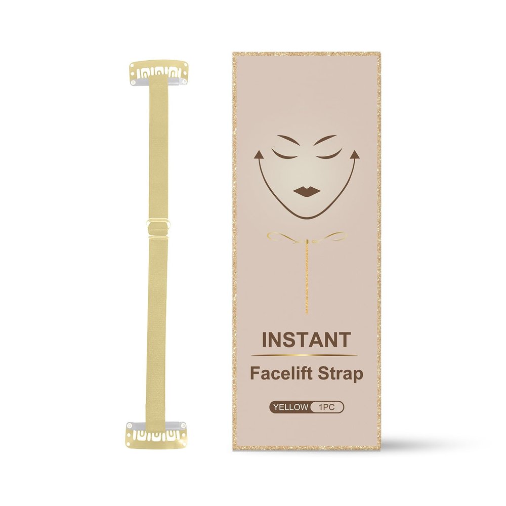 Adjustable Elastic Face Lift Belt Polyester Headbands To Minimize Double Chin And Contouring Jaw Line