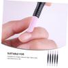 BELLIFFY Double-Headed Nail Cuticle Remover Pumice Stone Pen Set 5pcs Multi-Functional Manicure Tool for Home Salon Use for Nail Care and Dead Skin Removal view 3