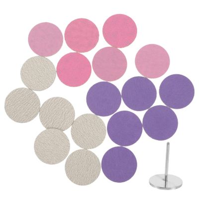 60pcs Pedicure Sanding Discs Set Replaceable Nail Buffer Tools for Feet Dead Skin Remover for Calluses Suitable for Home and Professional Use Includes Storage Box