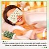 3 Pcs Jade Eye Mask Green Jade Stone Eye Mask for Facials Cooling Mask for Alleviate Puffiness Face Facial Eyes Sleeping Mask Relief Eye Cover, 3 Sizes view 3
