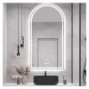 24X48 Inch Washroom Arched Mirror Shower - Lights Illuminated Bathroom Mirror Bedroom Makeup Mirror,Mirrors view 1