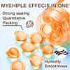 60PCS Hair Serum Oil Capsules, Moisturizing Hair Serum for Frizzy, Dry and Damaged Hair, Smooth, Non-greasy, Refreshing Long Lasting Nourishing Hair Oil for WomenHoney view 4