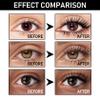3 PCS 4D Silk Fiber Lash Mascara Volume and Length Waterproof Tubing Telescopic Mascara Black with Eyelash Curler,Volumizing Smudge Proof,Long-Lasting Curling Thickening C view 4