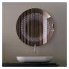 32 Inch Makeup Stickers Mirror Bathroom Art Round Design Aesthetic Mirror Shower Mirrors,Mirrors view 1