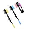 BIUDECO 3pcs Folding Eyebrow Comb Red Brush Portable Eyelash Brush for Women Girls view 1