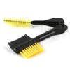 BIUDECO 3pcs Folding Eyebrow Comb Red Brush Portable Eyelash Brush for Women Girls view 2