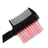 BIUDECO 3pcs Folding Eyebrow Comb Red Brush Portable Eyelash Brush for Women Girls view 3