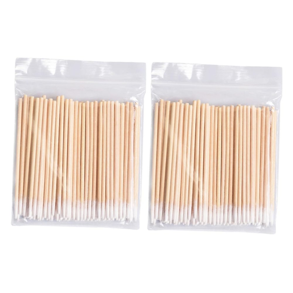 FOYTOKI Facial Pads Makeup Swabs Pointed Tips Swabs for Eyelash Nail Art Salon Use