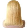 13x6 Blonde HD Transparent Lace Front Wigs For Woman 613 Human Hair Short Bob Straight Brazilian Human Hair Wigs Pre Plucked (200 density, 613 straight, 14inch) view 3