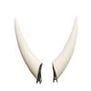 Dark Gothic Devil Horns Ghost Headwear Costume Halloween Cosplay Anime Hair Accessories Women Men (white, L) view 1