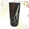 Didiseaon Stainless Steel Eyebrow Scissors Set for Women Hair Trimmers Mustache Scissor Beard Trimming Barber Shop Tool view 4