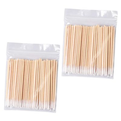 HAPINARY 1000pcs Disposable Cotton Swabs for Women Pointed Tip Makeup Eyelash Cleaner Sticks Multi-purpose Swab Bulk for Daily Use Travel and Beauty Applications