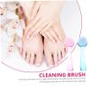 FOMIYES Nail Brush Cleaner Manicure Brush Set 10pcs Long Handle Hands Feet Random Color view 3