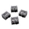NOLITOY 4pcs Dual Hole Eyeliner Pencil Sharpener Compact Makeup Tool for Eyebrow and Lip Pencils Lightweight and Easy to Use Random Lid Color for Travel and Daily Use view 1