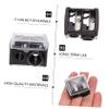 NOLITOY 4pcs Dual Hole Eyeliner Pencil Sharpener Compact Makeup Tool for Eyebrow and Lip Pencils Lightweight and Easy to Use Random Lid Color for Travel and Daily Use view 2