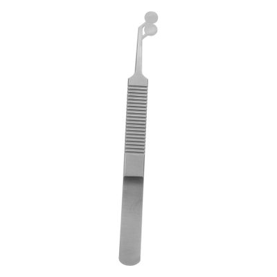 Beatifufu Gland Eyelid Massage Tweezer Stainless Steel Round Head Forceps for Fat Gland Expression Gentle Eyelid Squeezer