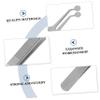 Beatifufu Gland Eyelid Massage Tweezer Stainless Steel Round Head Forceps for Fat Gland Expression Gentle Eyelid Squeezer view 4