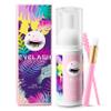 Buqikma Lash shampoo for Eyelash Extension, 60Ml/2.11fl.Oz Eyelash Shampoo Kit with Lash Wash Brushes Gentle Lash Extension Cleanser for Professional Salon and Home Eyelash Care view 1