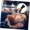 Baluue Double Nylon Beard Shaving Brush for Men Portable Grooming Tool for Comfortable Lathering Long Handle Design for Personal Care Supply view 2