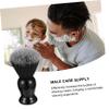 Baluue Double Nylon Beard Shaving Brush for Men Portable Grooming Tool for Comfortable Lathering Long Handle Design for Personal Care Supply view 4