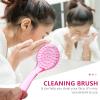 FRCOLOR Flexible Bristles Nail Brush Handle Grip Fingernail Brush for Easy Nail Clean up Random Color view 2