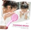 BIUDECO 10pcs Nail Fingernail Cleaner Long Handle Pedicure Brush Nail Brush Toe Cleansing Water Resistant for Home and Travel Random Color view 4