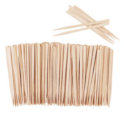 1200 Pack Wooden Waxing Sticks for Hair Eyebrow Nose Removal (Without Handle) Wax Spatulas Small Wax Applicator Wood Craft Sticks Spatulas