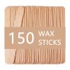 150 Pack Wooden Wax Sticks Tress Wellness for Hair Removal, Premium Splinter-Free Wooden for Waxing, Wax Stick for Body and Face Waxing (6inch) view 1