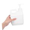 PLAFOPE Plastic Liquid Storage Containers Pump Bottle for Soap Lotion Reusable Dispenser view 4