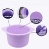 2pcs Silicone Wax Warmer Liner & 50 Pcs Waxing Sticks Body Hair & 50 Pcs Protective Collars Ring Removal Sticks Applicator Easy to Clean Non-Stick Wax Pot Silicone Bowl view 4