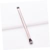 NOLITOY Makeup Brush for Women Double-ended Plastic Handle Brush Dense Nylon Bristles for Eyeshadow and Eyeshadow view 4