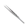 SKISUNO 2pcs Static Eyebrow Tweezers Curved Straight Non-magnetic Nail Tools for Professional Manicure Eyelash Application Lightweight Comfortable Design for Precision Use view 1
