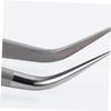 SKISUNO 2pcs Static Eyebrow Tweezers Curved Straight Non-magnetic Nail Tools for Professional Manicure Eyelash Application Lightweight Comfortable Design for Precision Use view 2
