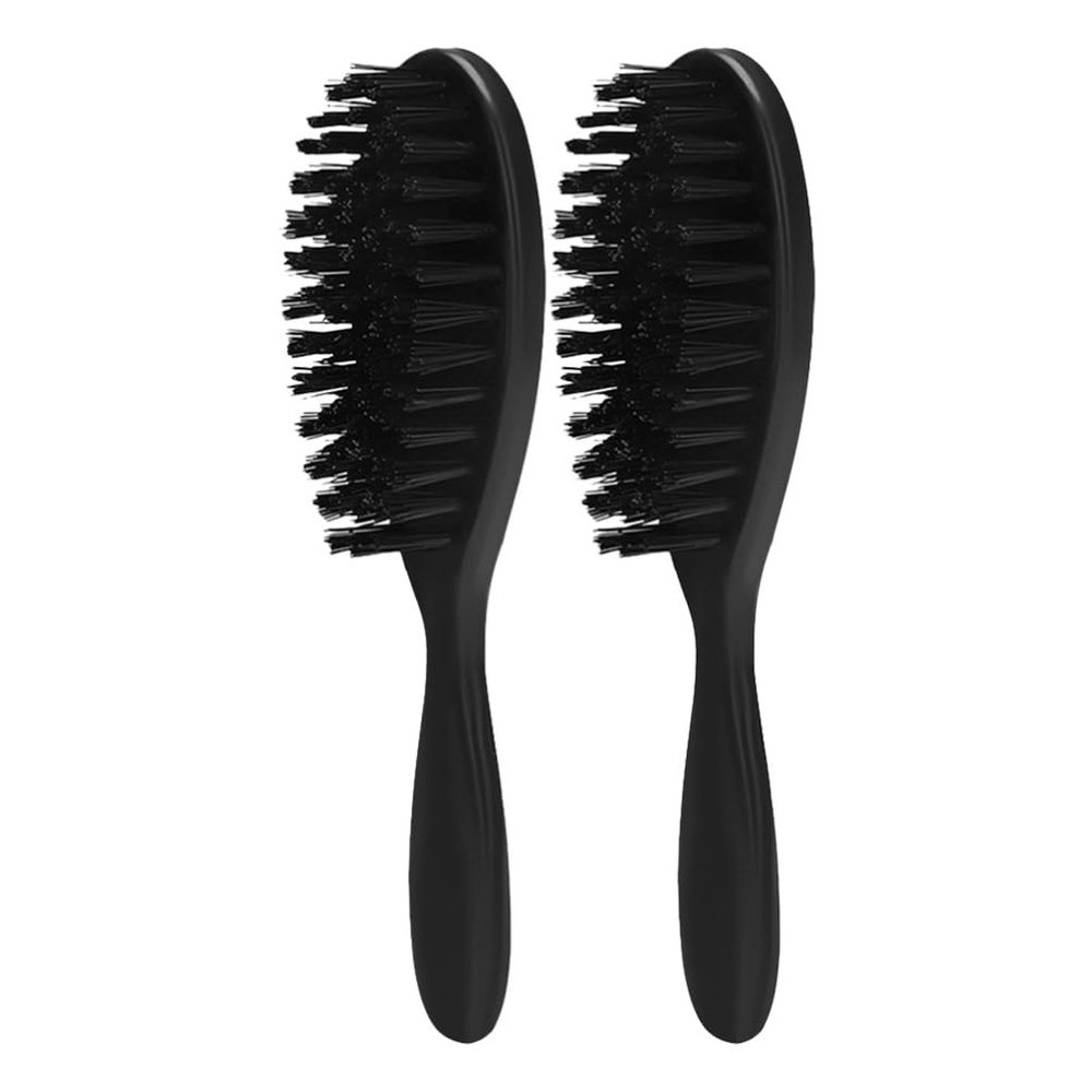 Homoyoyo Men's Grooming Kit 2pcs Soft Bristle Beard Brush and Comb Styling Tool for Men's Hair and Beard for Travel