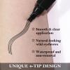 3Pcs Black Microblading Eyebrow Pen,Liquid Eyebrow Pen,Waterproof Microblading Eyebrow Pencil with a Micro-Fork Tip Applicator, 24h Smudge Proof,Easily Create Natural Charming Eye Brow Makeup view 3