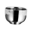 FOMIYES Capacity Barber Shaving Bowl Stainless Steel Foaming Bowl Mens Shaving Soap Container view 1