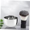 FOMIYES Capacity Barber Shaving Bowl Stainless Steel Foaming Bowl Mens Shaving Soap Container view 3